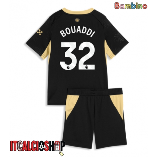 Manchester City Ayyoub Bouaddi #32 Seconda Maglia Bambino 2026-27 Manica Corta (+ Pantaloni corti)